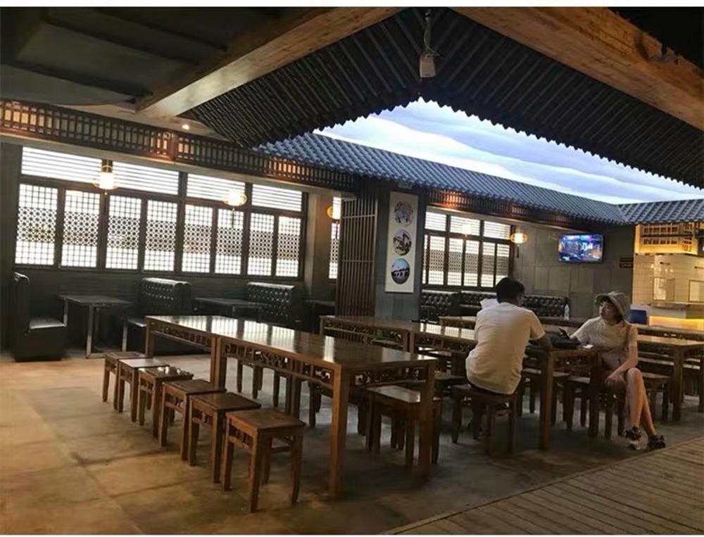 Antique integrated tile