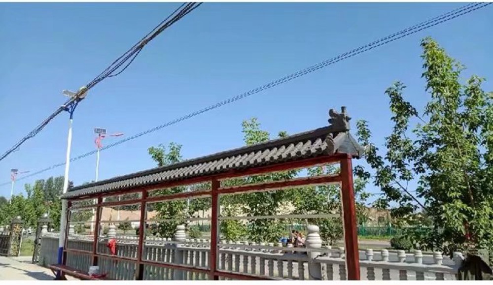 Antique integrated tile