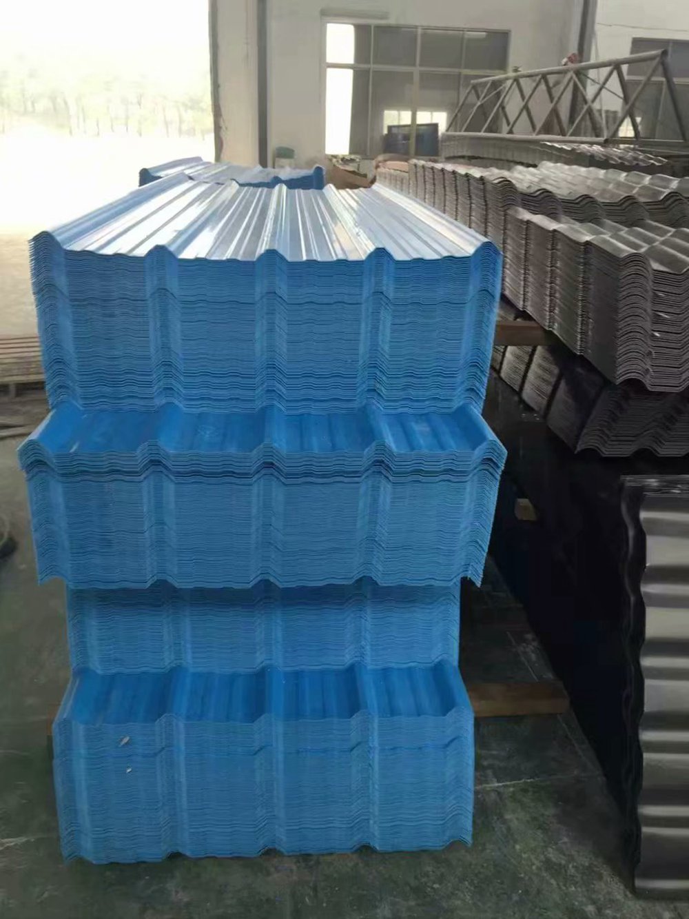 ASA plastic steel anti-corrosion tile