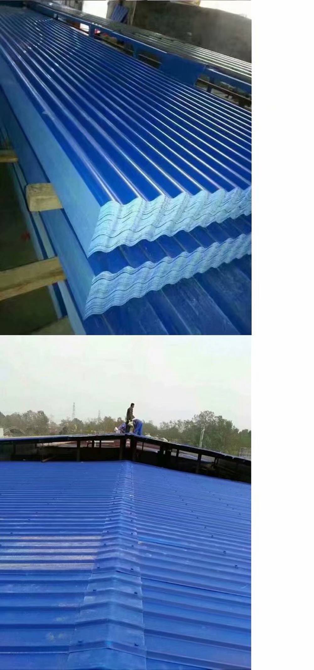 ASA plastic steel anti-corrosion tile